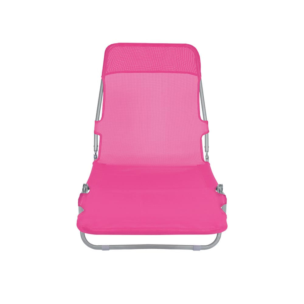 Cadeira Espreguiçadeira Textiline - Rosa - Loja Mor - Artigos para sua casa! - Imagem 2