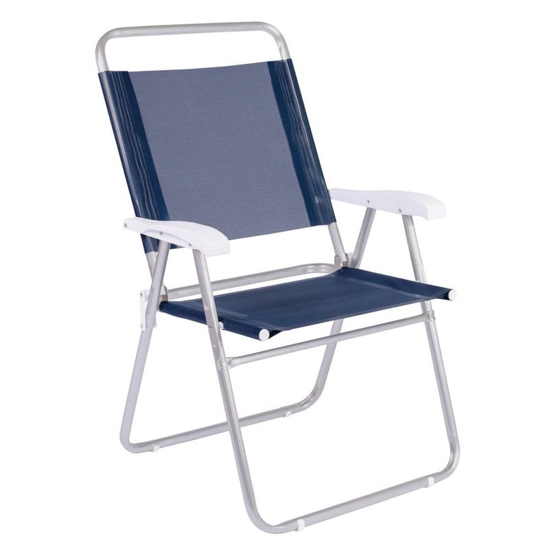Cadeira Master Plus Alumínio Azul - Loja Mor - Artigos para sua casa! - Imagem 5
