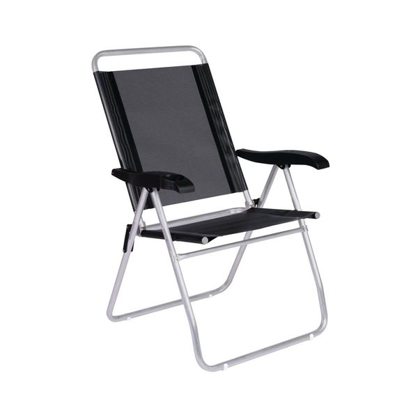 Cadeira Reclinável Boreal Preta - Loja Mor - Artigos para sua casa! - Imagem 4