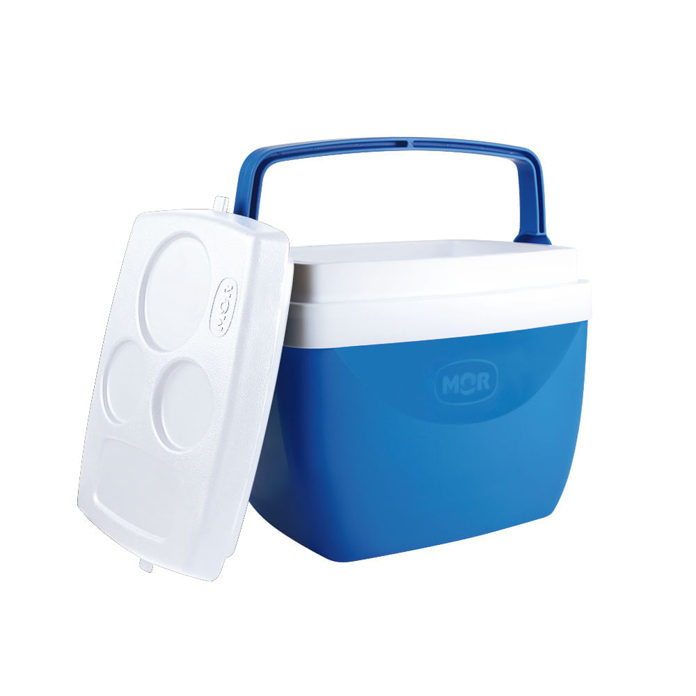 Caixa Térmica 12 Litros Azul - Loja Mor - Artigos para sua casa! - Imagem 3