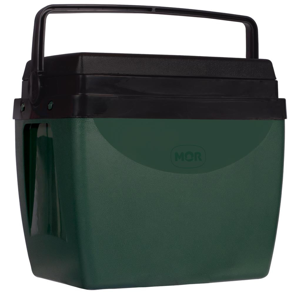 Caixa Térmica 26L Verde com Preto - Loja Mor - Artigos para sua casa!