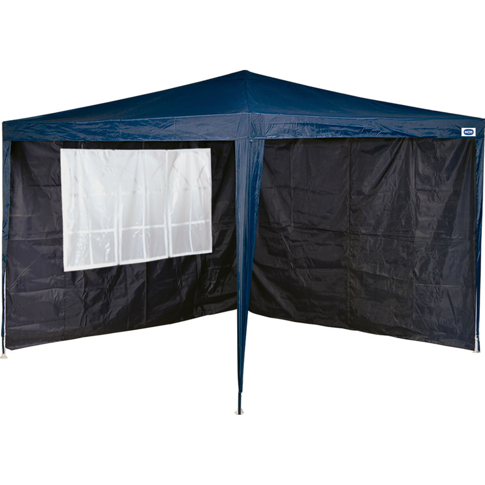 Conjunto Parede para Gazebo Oxford Azul 3m x 3m - Loja Mor - Artigos para sua casa! - Imagem 2