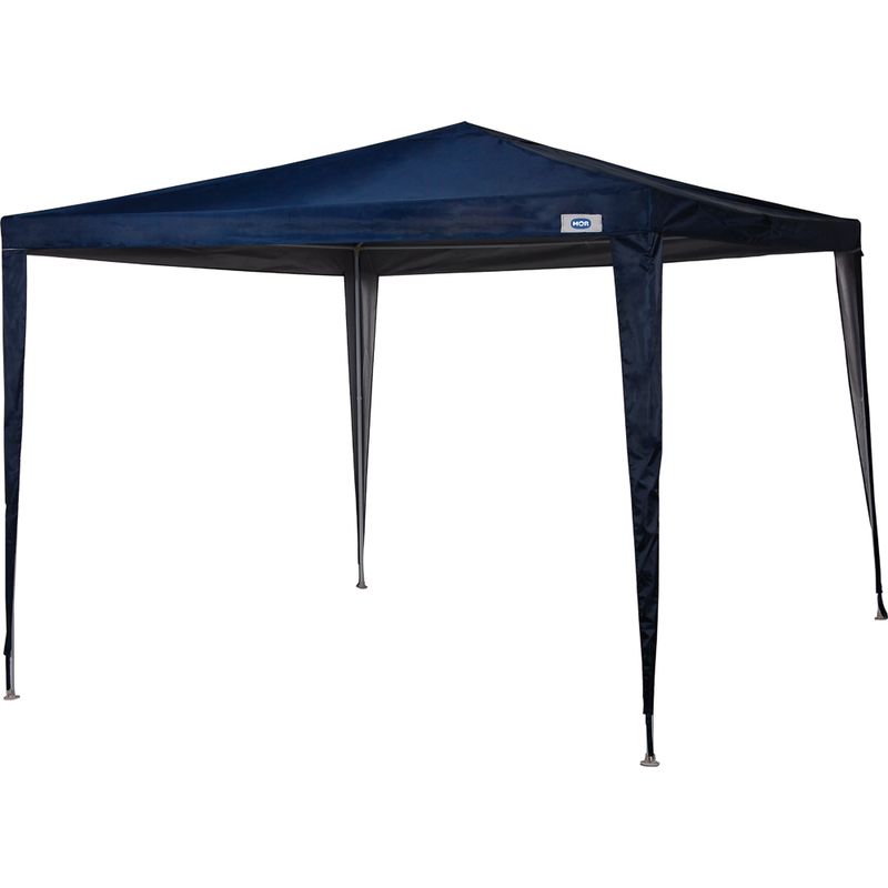 Gazebo 3m x 3m Poliester Oxford Azul com Silvercoating - Loja Mor - Artigos para sua casa! - Imagem 5