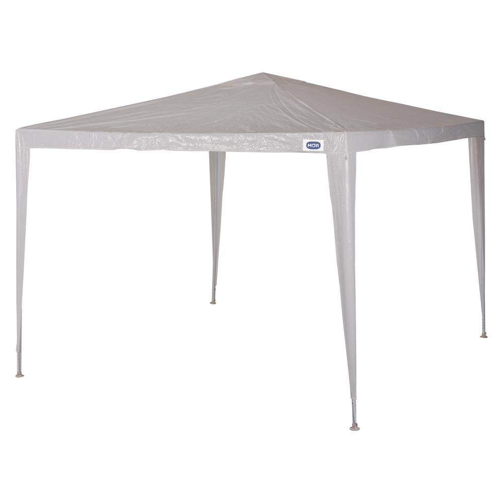 Gazebo 3m x 3m  Ráfia Branco - Loja Mor - Artigos para sua casa!