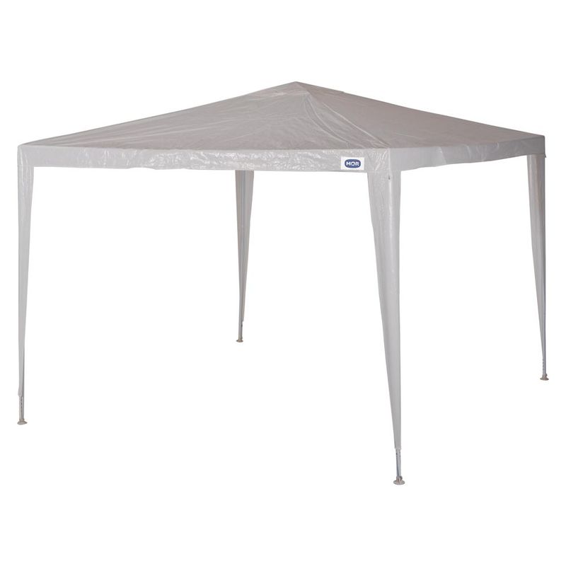Gazebo 3m x 3m  Ráfia Branco - Loja Mor - Artigos para sua casa! - Imagem 5