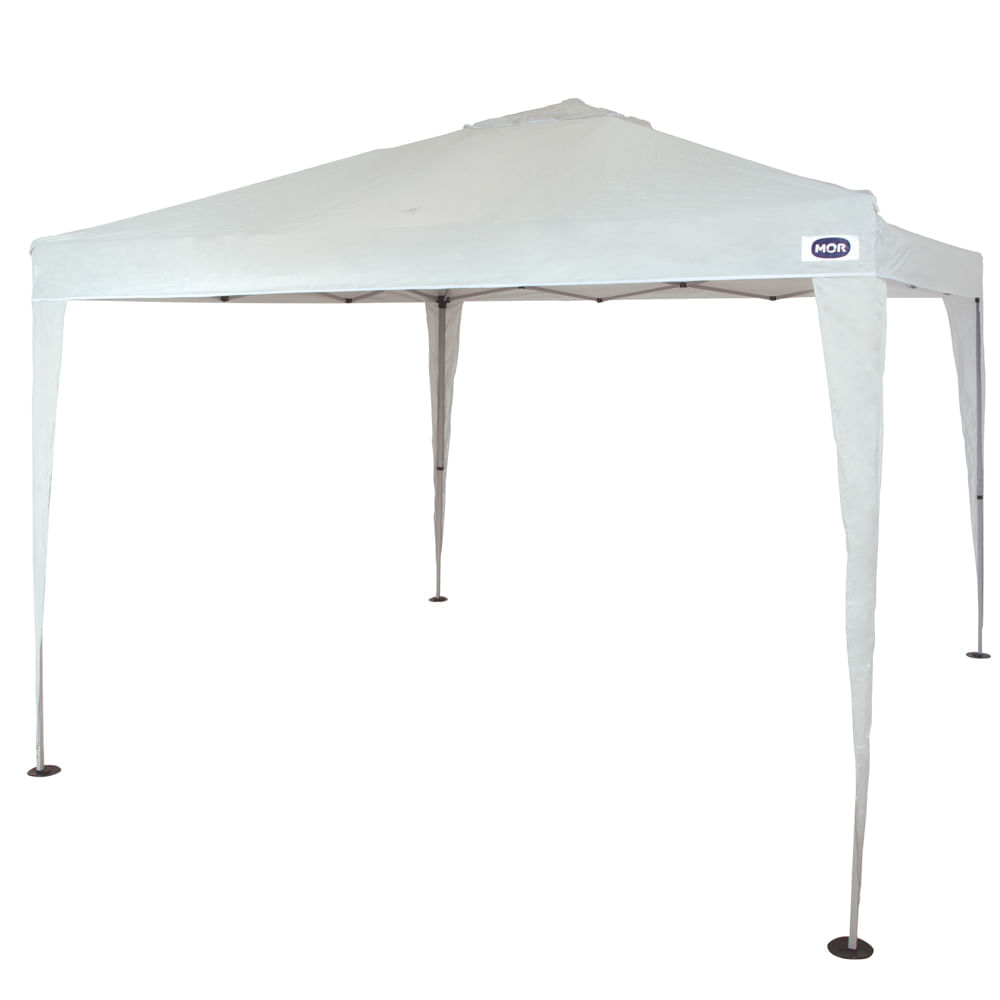 Gazebo X-Flex Oxford com Silvercoating Branco 3m x 3m - Loja Mor - Artigos para sua casa!