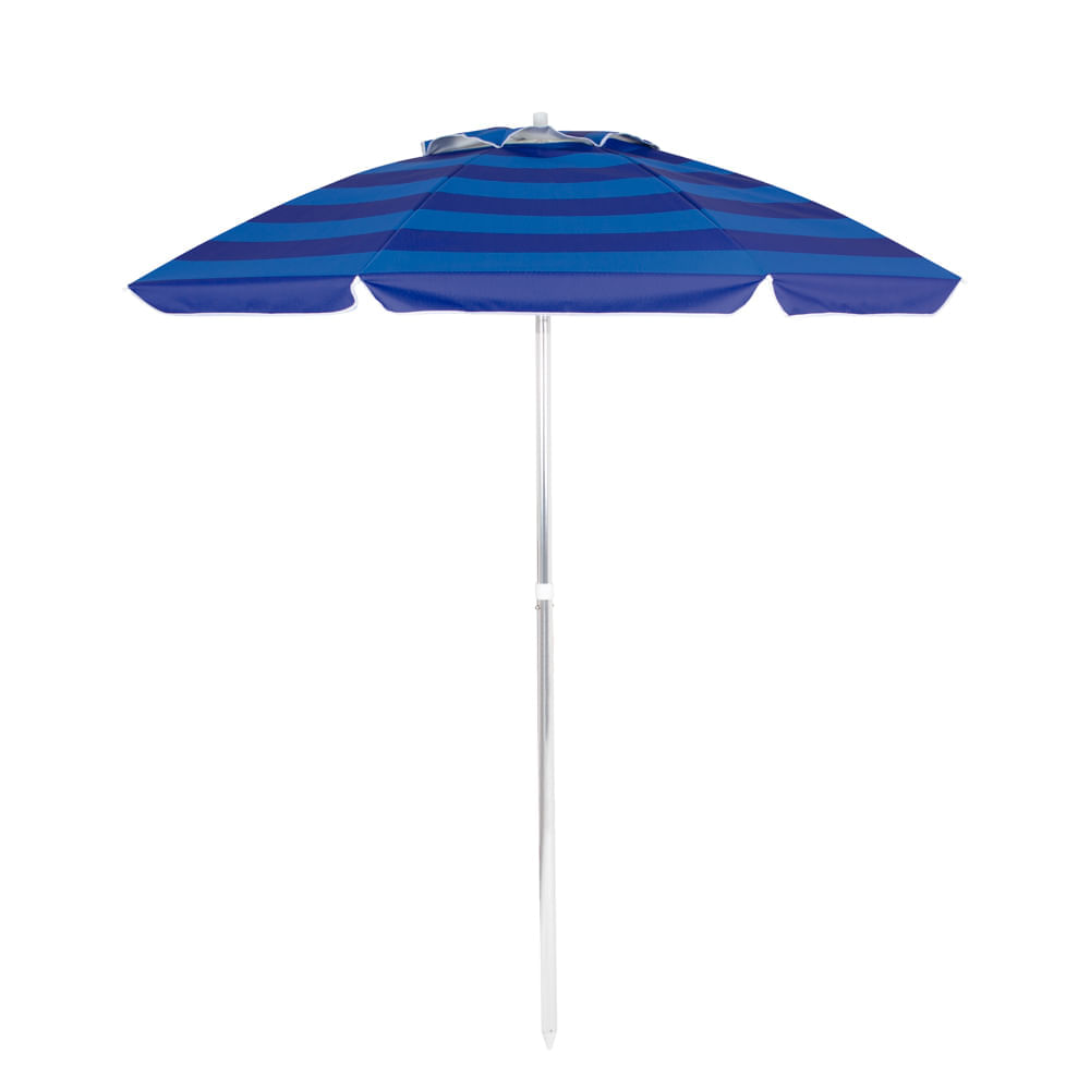 Guarda-Sol Ø2,00m Alumínio com Silver Coating Azul - Loja Mor - Artigos para sua casa! - Imagem 2