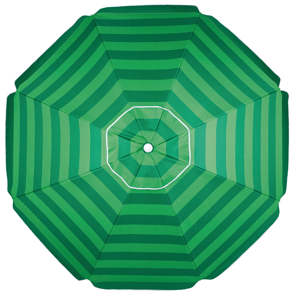 Guarda-Sol 2,40m Alumínio com Silver Coating Verde - Loja Mor - Artigos para sua casa!