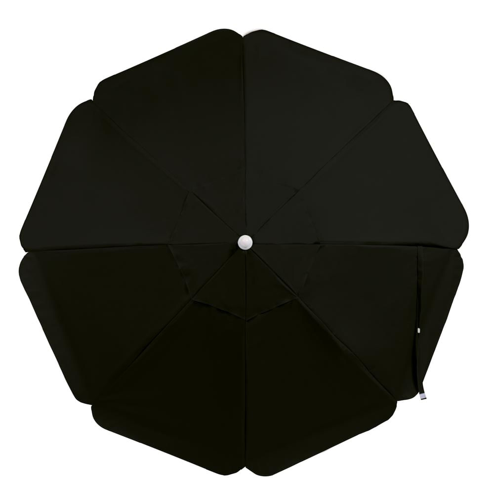 Guarda-Sol Bagum Madeira 2,00m - Preto - Loja Mor - Artigos para sua casa!