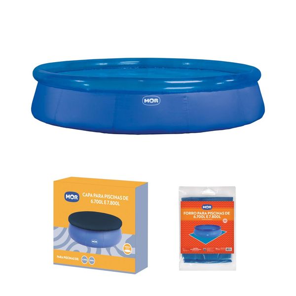 Kit Piscina Circular Inflável 6.700 L - Loja Mor - Artigos para sua casa! - Imagem 4